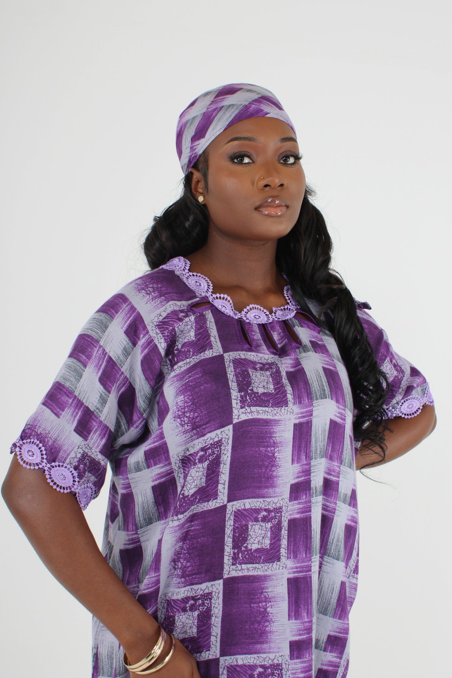 Bamako in purple