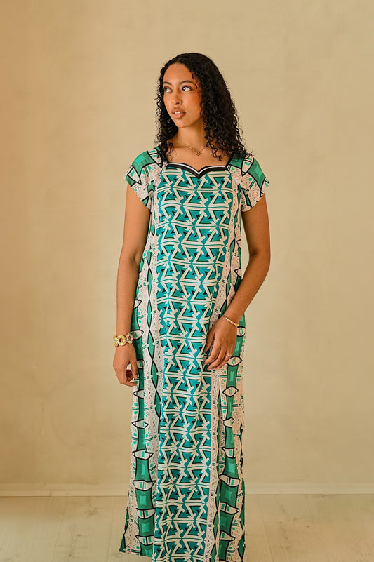 Deep Teal Maasai