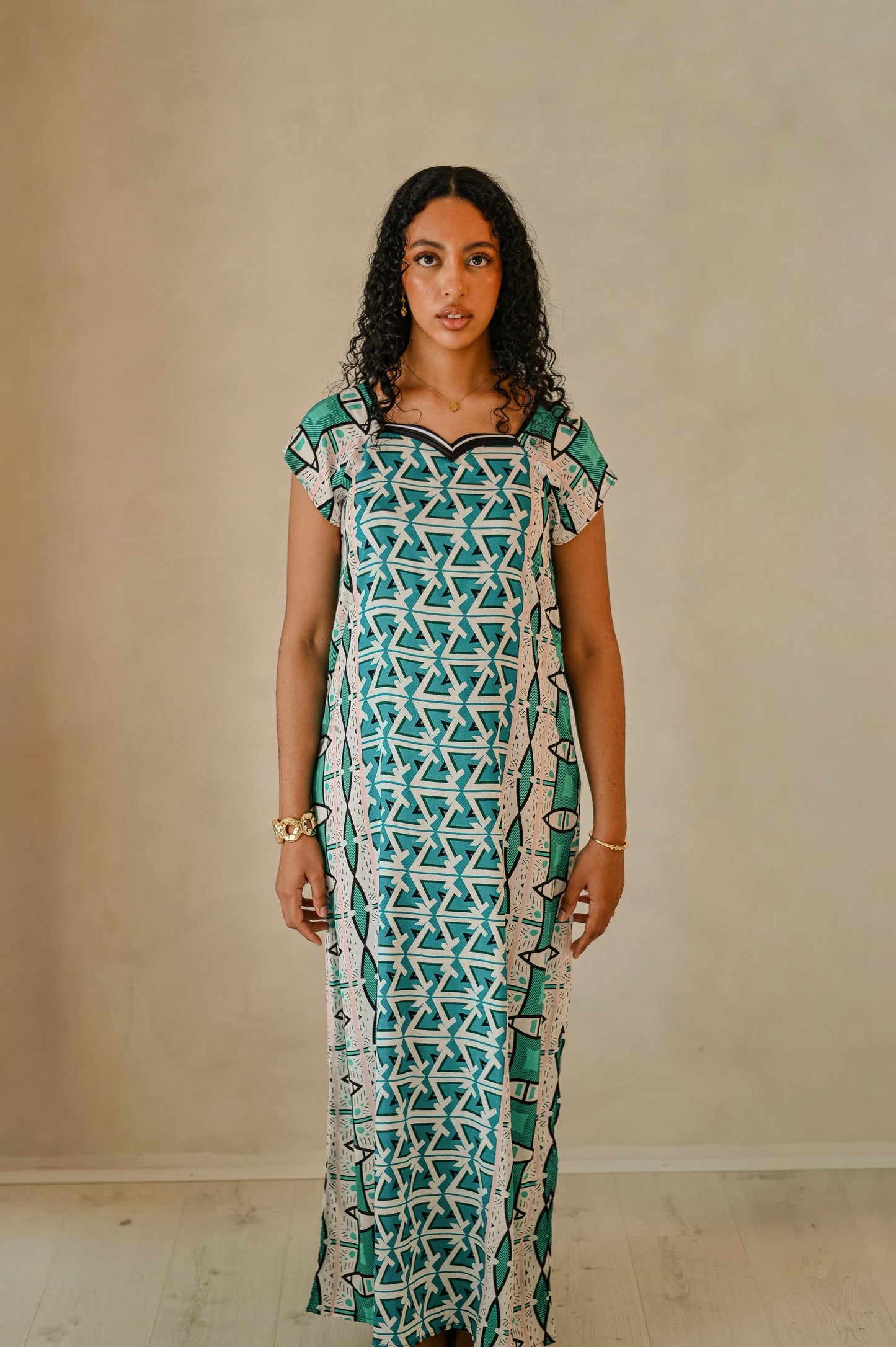 Deep Teal Maasai